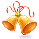 Christmas bells icon